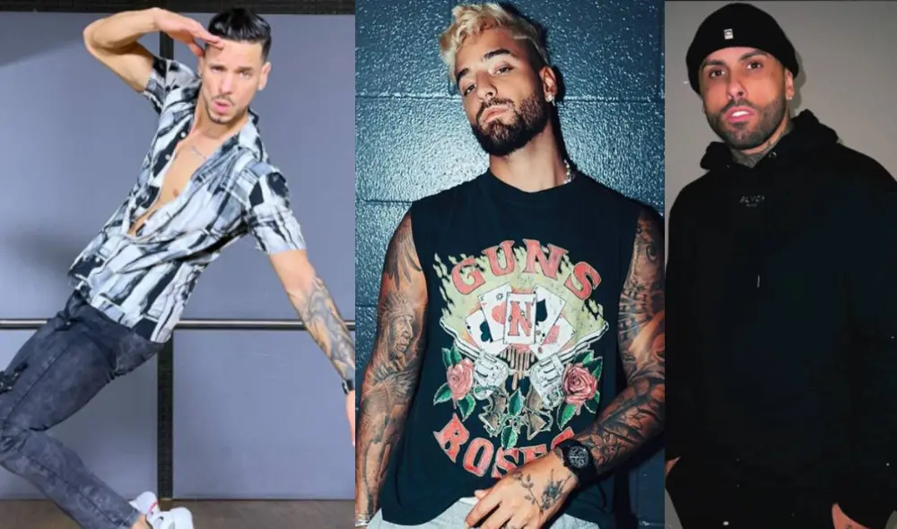 Anthony Aranda ha sido solicitado por artistas internacionales. Foto: Anthony Aranda/Instagram, Maluma/Instagram, Nicky Jam/Instagram Anthony Aranda ha sido solicitado por artistas internacionales. Foto: Anthony Aranda/Instagram, Maluma/Instagram, Nicky Jam/Instagram