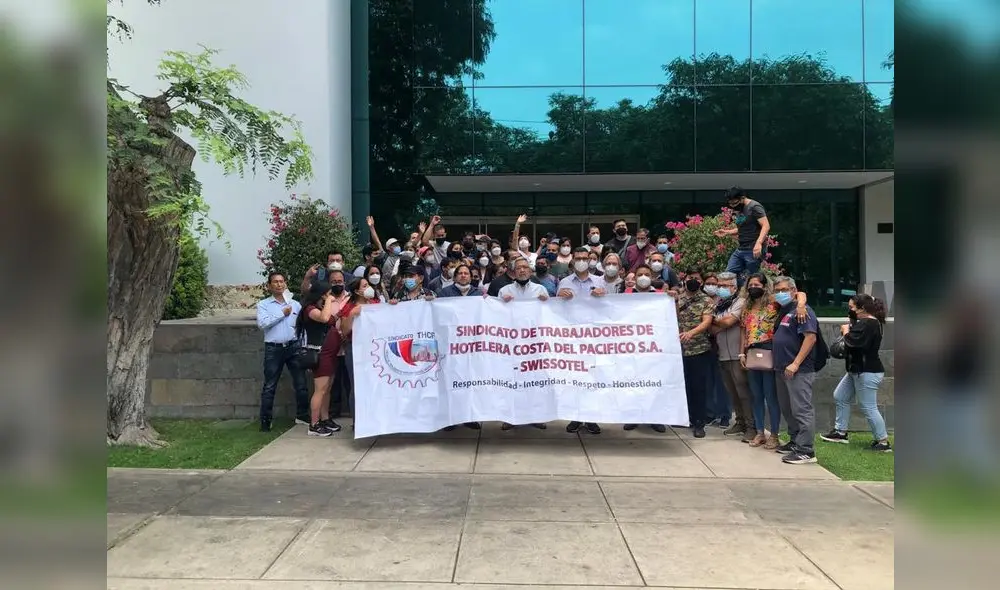 Los trabajadores solicitan a la gerencia del Swissotel conversar para poder llegar a un acuerdo. Foto: WhatApp LR