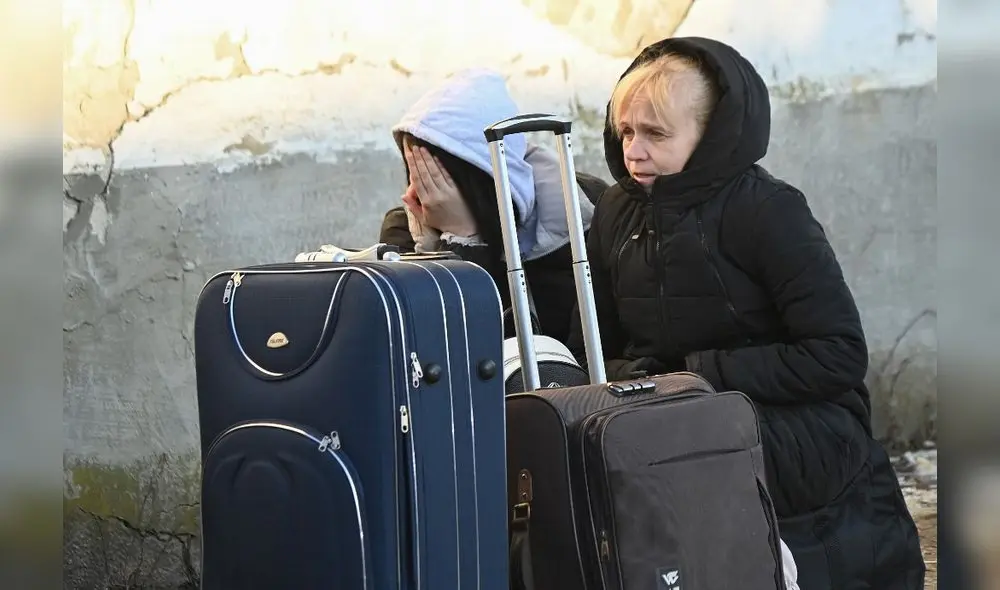 Miles de mujeres e infantes han escapado de Ucrania tras la guerra iniciada por Rusia. Foto: AFP Miles de mujeres e infantes han escapado de Ucrania tras la guerra iniciada por Rusia. Foto: AFP