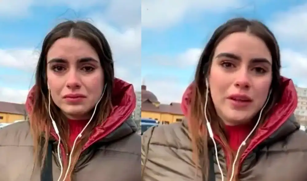 Sol Macaluso narró en directo cómo fue la petición que le hizo su operador de cámara en Ucrania. Foto: captura video/Twitter Sol Macaluso narró en directo cómo fue la petición que le hizo su operador de cámara en Ucrania. Foto: captura video/Twitter