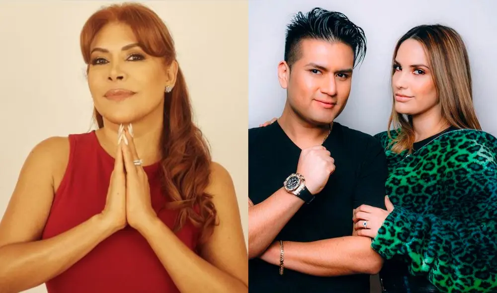 Magaly Medina acusó a Deyvis Orosco y Cassandra Sánchez de querer victimizarse. Foto: composición/ La República Magaly Medina acusó a Deyvis Orosco y Cassandra Sánchez de querer victimizarse. Foto: composición/ La República