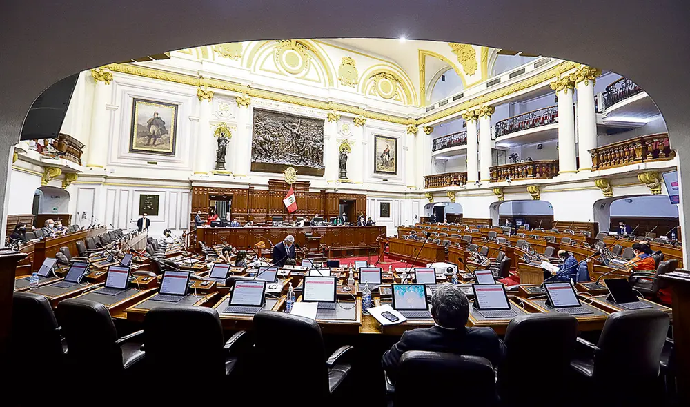 Pleno. Parlamentarios de diferentes bancadas apoyan proyecto perjudicial para indagaciones. Foto: difusión