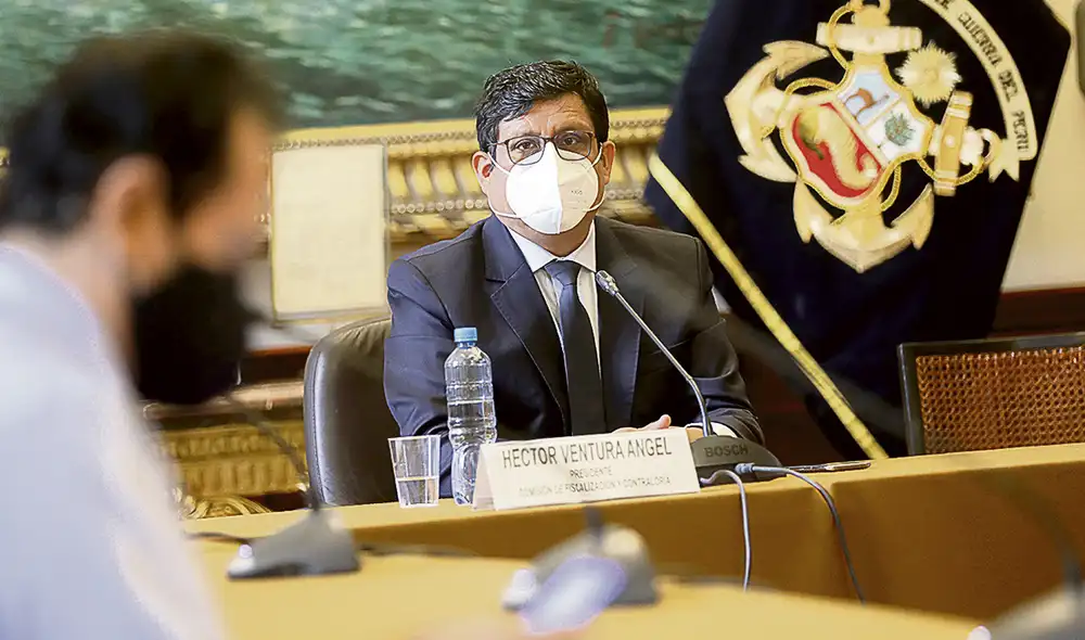 Facultad. Héctor Ventura, de la Comisión de Fiscalización. Foto: difusión