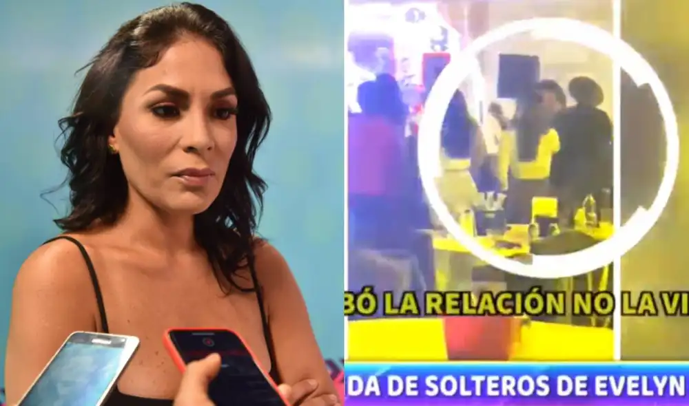 Evelyn Vela responde sobre supuesta separación con Valery Burga. Foto: composición La República/ captura de ATV Evelyn Vela responde sobre supuesta separación con Valery Burga. Foto: composición La República/ captura de ATV