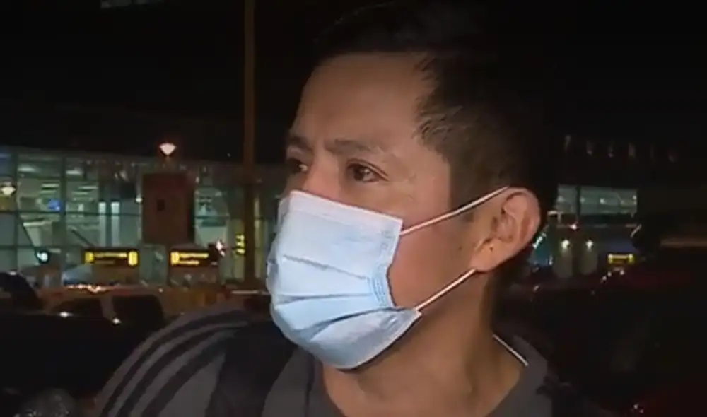 Hombre se reencontrará con su familia en Pisco. Foto: captura de América