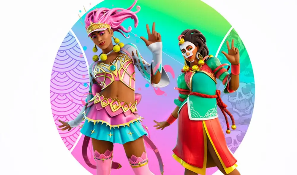 Las skins de Naomi Osaka se podrán se podrán conseguir a partir del 3 de marzo en la tienda de Fortnite. Foto: Fortnite