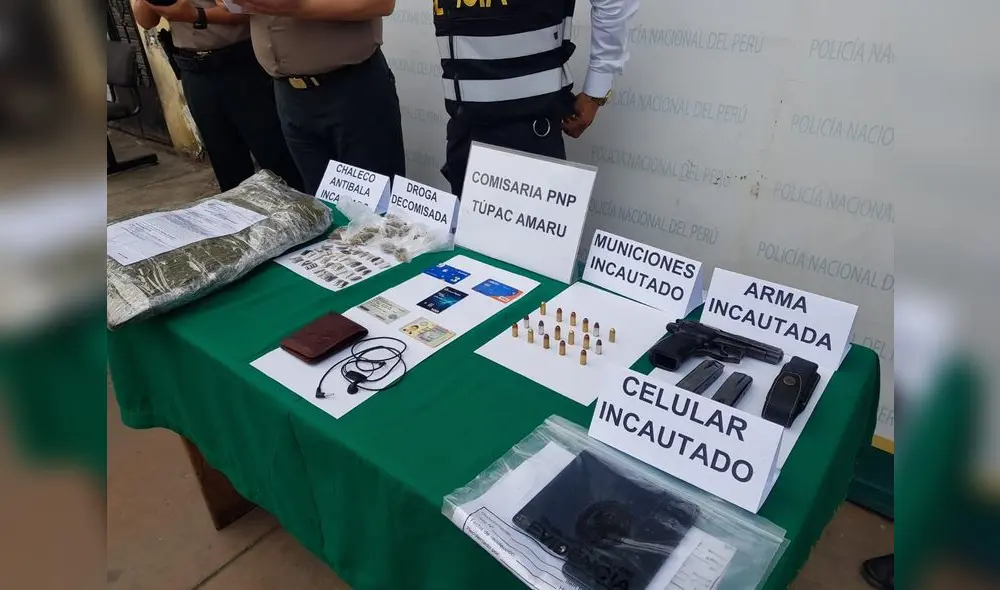 El delincuente detenido tiene antecedentes policiales. Foto: Gianella Aguirre/URPI-LR