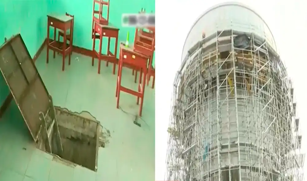 Aproximadamente 1.800 estudiantes no podrían iniciar las clases en esta institución. Foto: composición LR / captura América tv