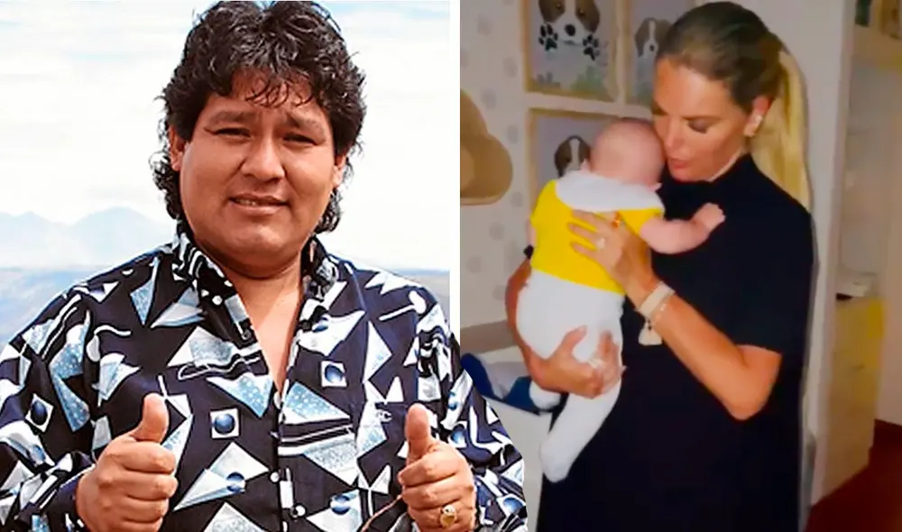 "Muchos me han dicho que (el bebé) mira como él", dijo Jessica Newton. Foto: composición Johnny Orosco Facebook/ captura Instagram "Muchos me han dicho que (el bebé) mira como él", dijo Jessica Newton. Foto: composición Johnny Orosco Facebook/ captura Instagram