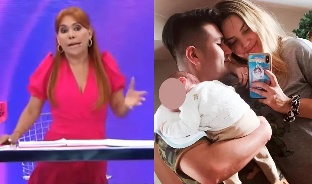 Magaly Medina sigue distanciada de Deyvis Orosco y Cassandra Sánchez. Foto: composición captura de ATV/ Instagram