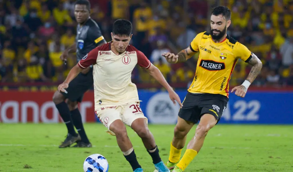 Universitario ya le ha ganado a Barcelona SC en Lima por Copa Libertadores. Foto: EFE
