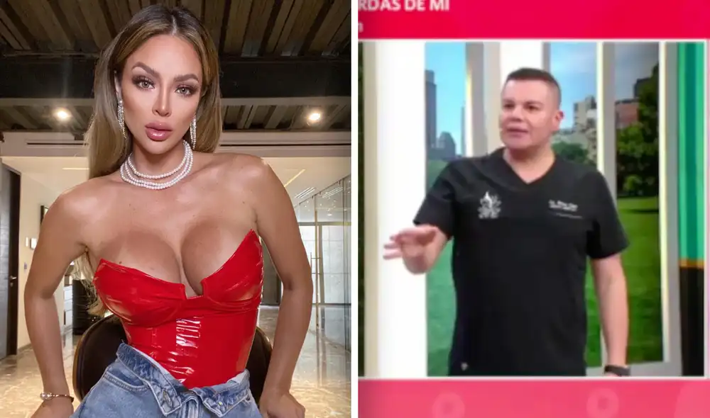 “Le afectó la lipopapada con la parálisis que es algo neurológico", dijo el profesional sobre Sheyla Rojas. Foto: composición Instagram/captura América TV “Le afectó la lipopapada con la parálisis que es algo neurológico", dijo el profesional sobre Sheyla Rojas. Foto: composición Instagram/captura América TV