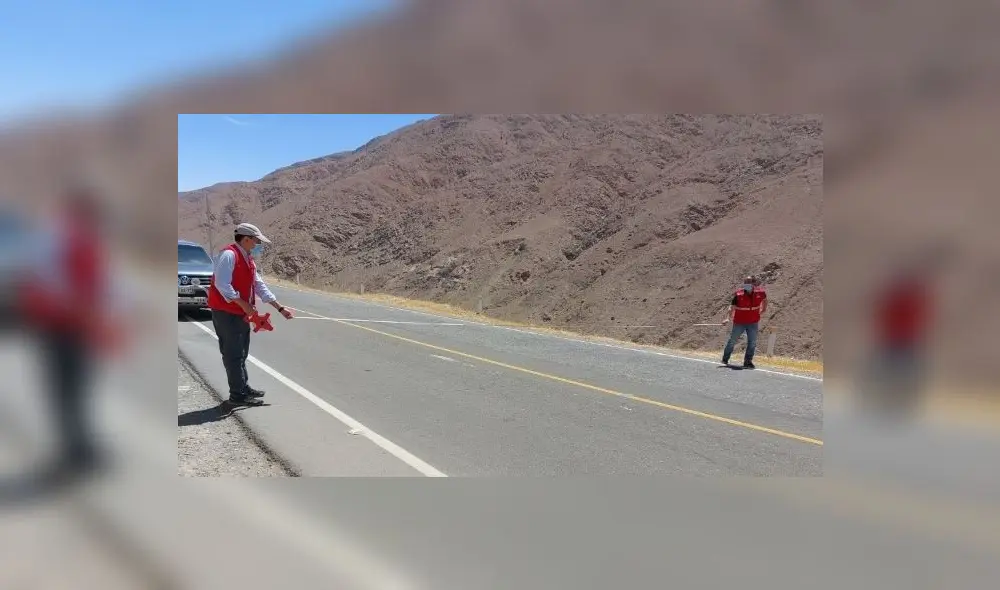 Controlaría supervisó tramo de obra binacional, que fue ejecutado por Provías Nacional. Foto: Contraloría General de la República