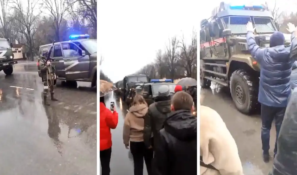 El rechazo a la guerra se ha replicado en diversas partes del mundo. Ciudadanos de distintos países del mundo claman por la paz. Foto: Matthew Luxmoore/ Twitter El rechazo a la guerra se ha replicado en diversas partes del mundo. Ciudadanos de distintos países del mundo claman por la paz. Foto: Matthew Luxmoore/ Twitter