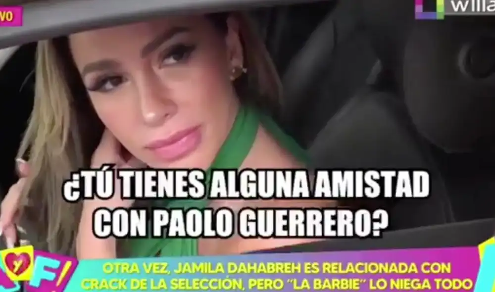 Jamila Dahabreh asegura estar enfocada en sus objetivos personales y desmiente cualquier vínculo con algún futbolista nacional. Foto: Amor y fuego/captura