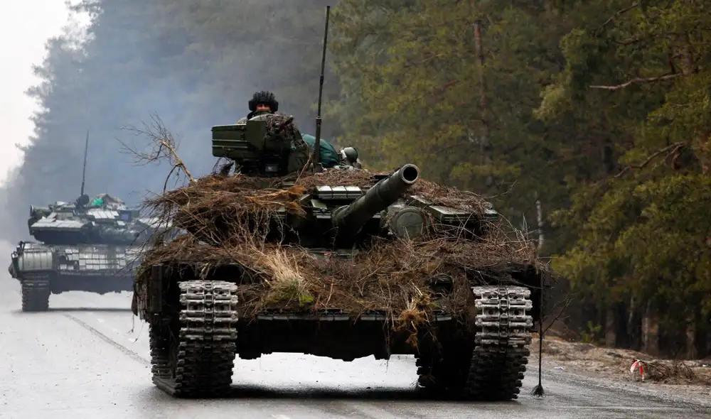 En 2020, Rusia gastó unos 61.700 millones de dólares en presupuesto de defensa. Mientras que Ucrania invirtió solo 5.900 millones de dólares. Foto: AFP