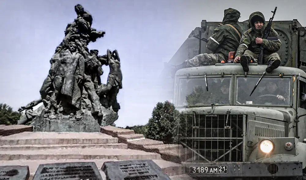 El memorial Babyn Yar ubicado en Kiev fue atacado por la invasión rusa. Foto: composición LR/ Jazmín Ceras/ EFE El memorial Babyn Yar ubicado en Kiev fue atacado por la invasión rusa. Foto: composición LR/ Jazmín Ceras/ EFE