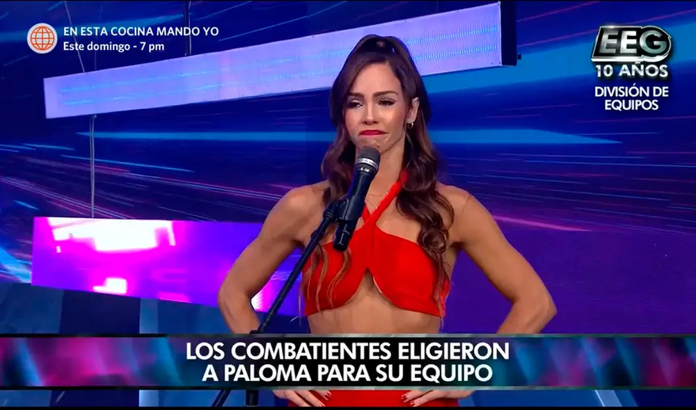 Rafael Cardozo eligió a Paloma Fiuza para el equipo de los ‘combatientes’. Captura: América TV