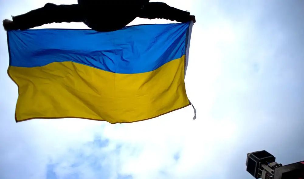 Los colores de la bandera de Ucrania fueron empleados desde tiempos antiguos por distintos pueblos del territorio. Foto: AFP Los colores de la bandera de Ucrania fueron empleados desde tiempos antiguos por distintos pueblos del territorio. Foto: AFP