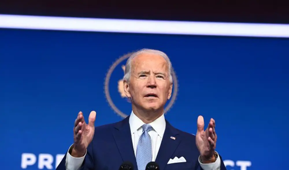 El presidente de los EE. UU. anunció que no enfrentará a las fuerzas armadas rusas en Ucrania. Foto: AFP
