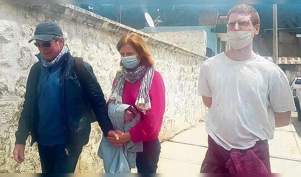 Partida. Padres de Natacha regresaron a Bélgica. Foto: La República