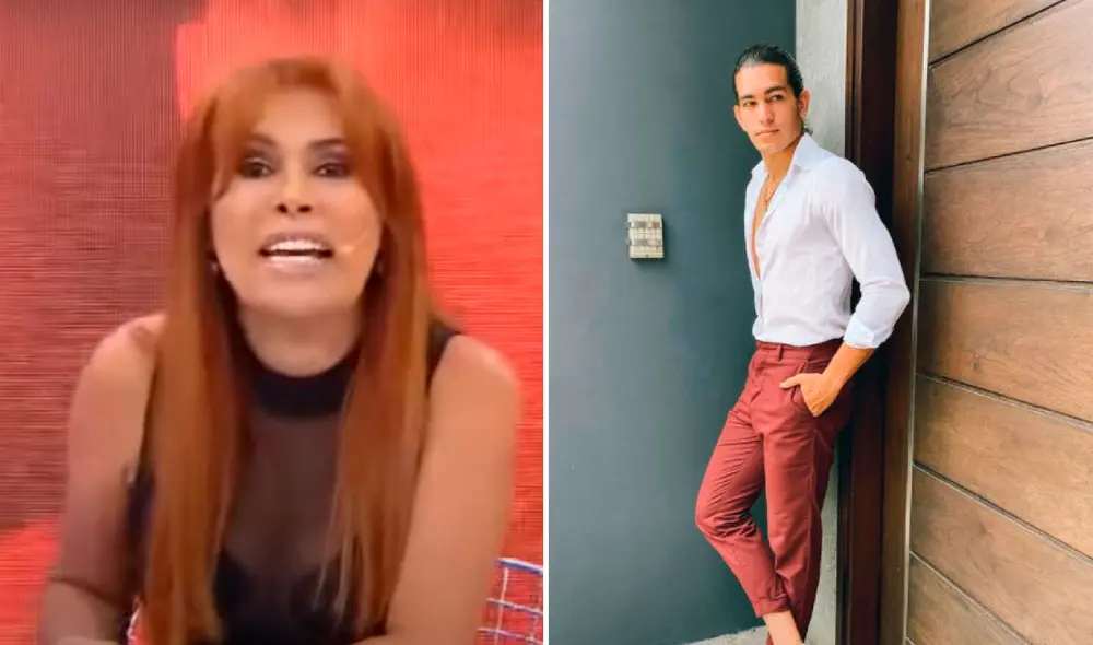 Magaly Medina desmintió a Giuseppe Benignini tras revelar que fue inversionista en Perú. Foto: composición Giuseppe Benignini/Instagram, captura ATV