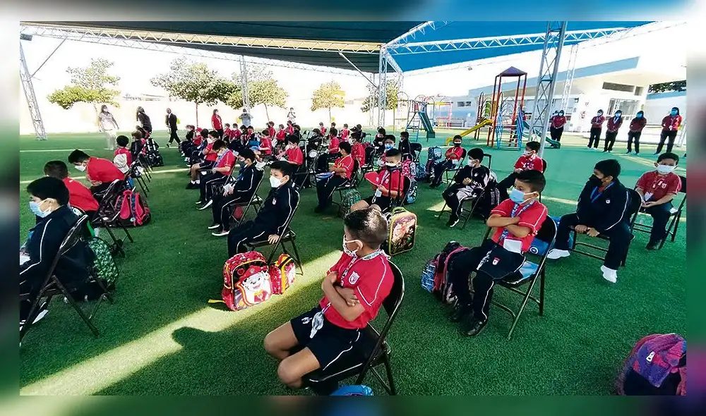Retorno. Niños vuelven tras dos años de la pandemia COVID-19. Foto: La República Retorno. Niños vuelven tras dos años de la pandemia COVID-19. Foto: La República