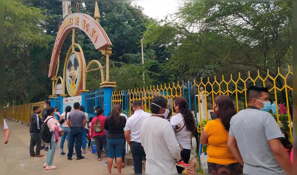 Este panorama se evidenció en el Parque Infantil de Chiclayo. Foto: Rosa Quincho/URPI-LR