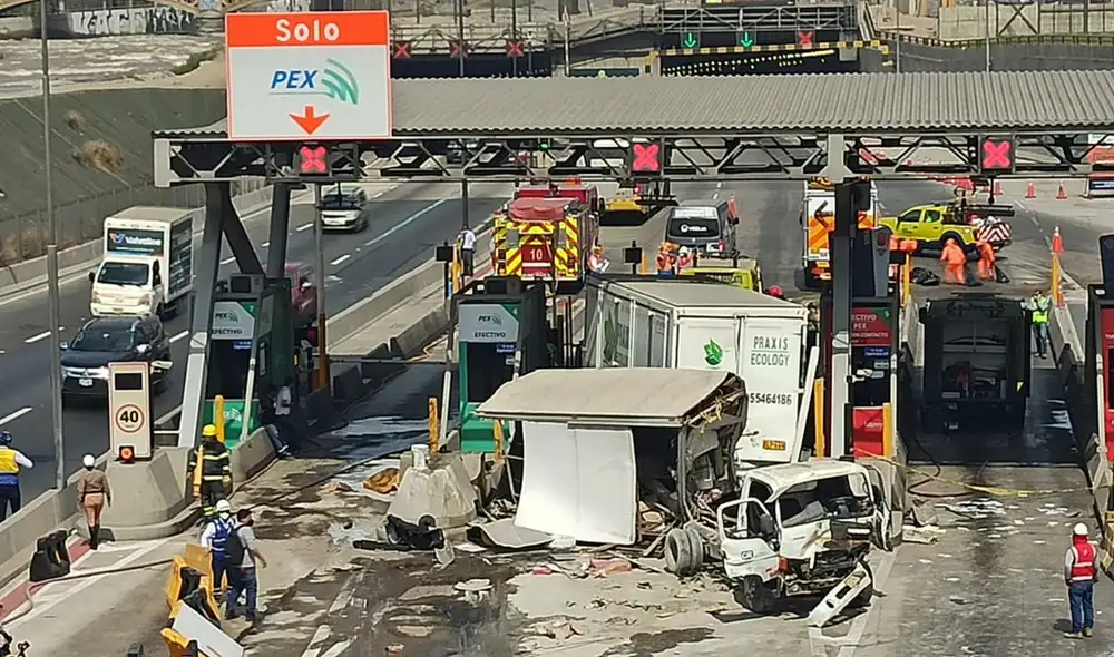 Accidente se produjo a las 9.00 de la mañana a la altura del Puente Huánuco. Foto: URPI-LR