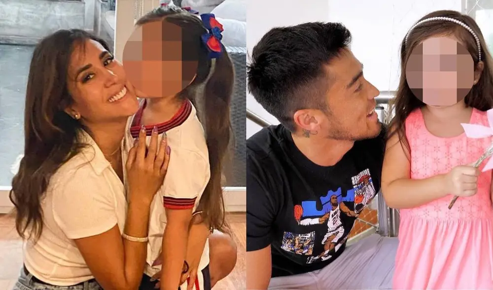 Melissa Paredes y Rodrigo Cuba mantienen una relación cordial por el bienestar de su menor hija. Foto: composición/ Instagram