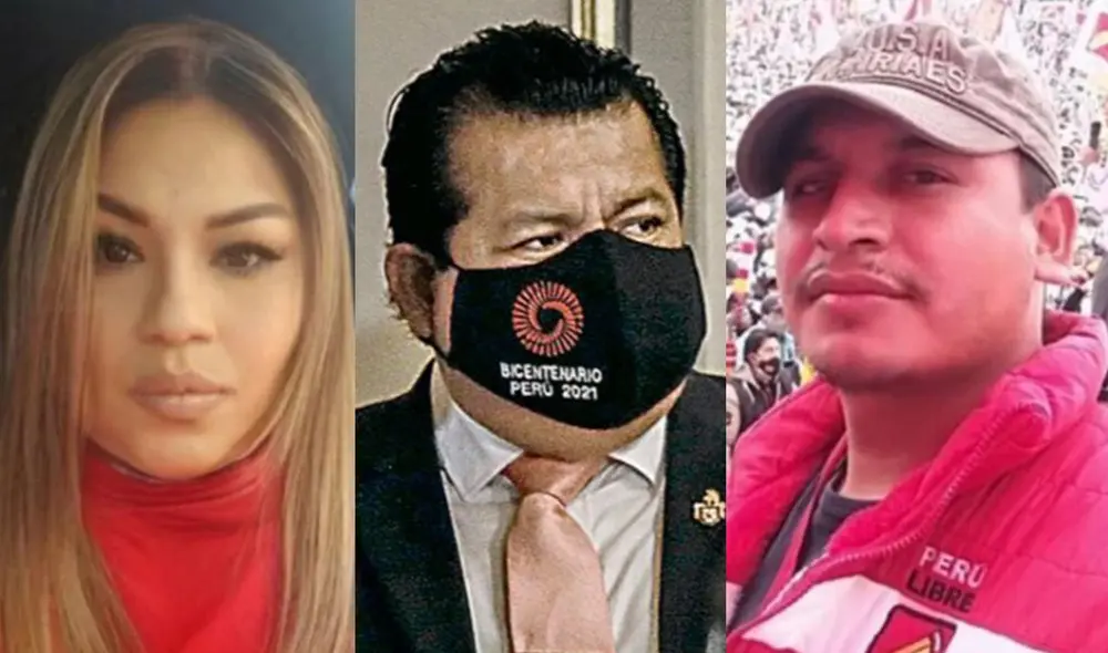 Karelim López, Bruno Pacheco y Fray Vásquez son investigados por integrar presunta organización criminal enquistada en Palacio de Gobierno. Foto: composición/La República