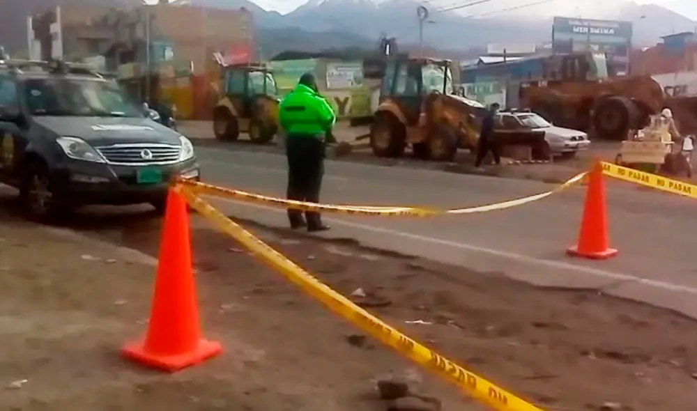 Policía tiene identificado la placa de la unidad responsable. Foto: Dato Noticias Policía tiene identificado la placa de la unidad responsable. Foto: Dato Noticias
