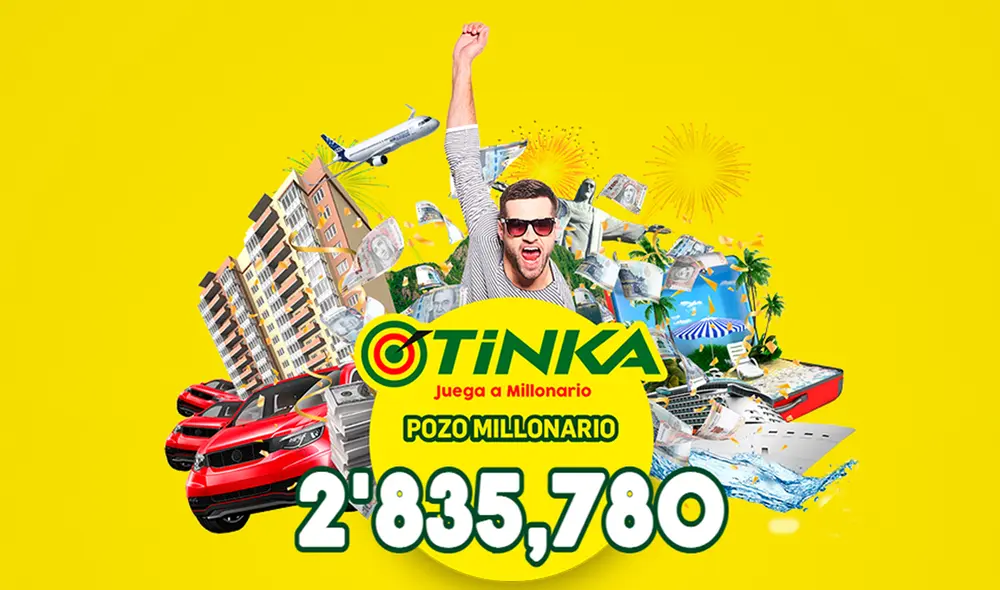 El pozo millonario para este miércoles será de 2 835 780 soles. Foto: La Tinka/Facebook El pozo millonario para este miércoles será de 2 835 780 soles. Foto: La Tinka/Facebook