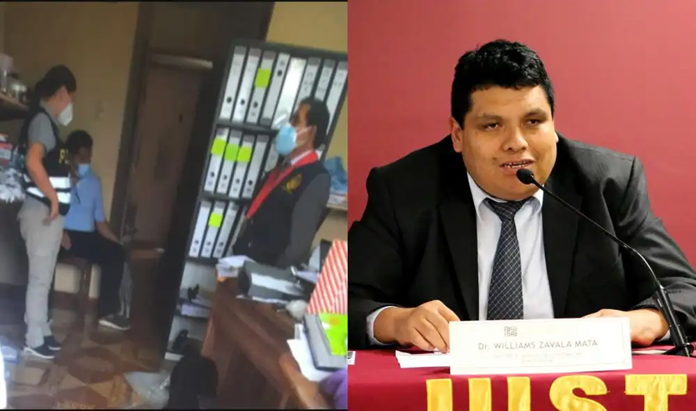 Ministerio Público realizó el allanamiento al lugar donde laboraba actualmente Williams Zavala. Foto: Poder Judicial