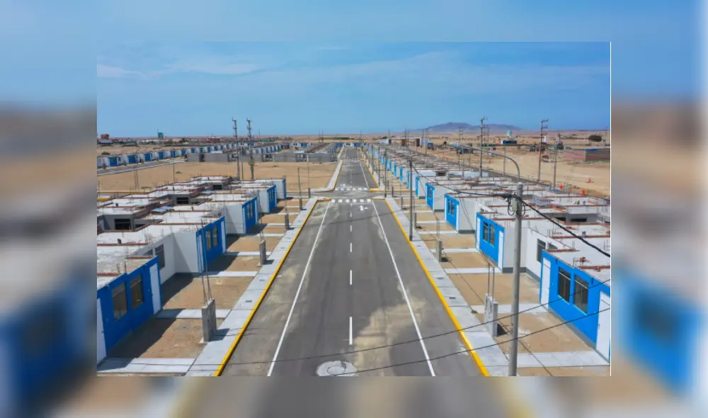 El MVCS informe sobre el avance del proyecto Urbanización Valle Reque. Foto: MVCS