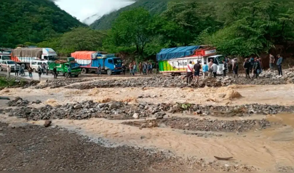 Tránsito se vio restringido. Foto: Richard Ramos Tránsito se vio restringido. Foto: Richard Ramos