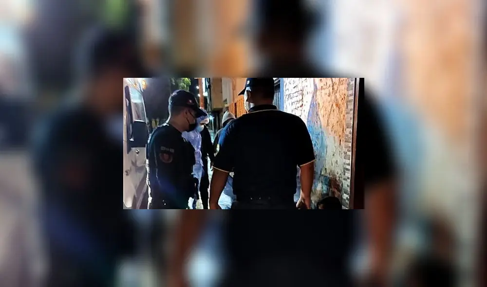 Los primeros en llegar a la zona del asalto fueron agentes de Seguridad Ciudadana. Foto: Seguridad Ciudadana