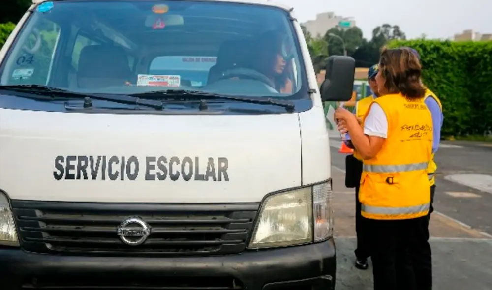 Toda movilidad escolar debe contar con la documentación necesaria y solicitada por la ATU. Foto: difusión