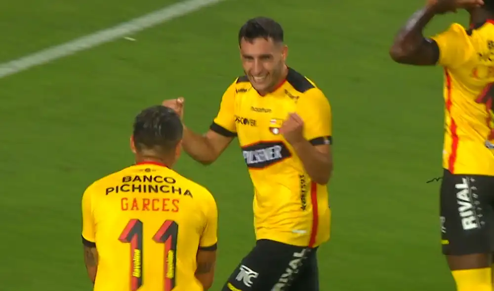 Emanuel Martínez puso el 1-0 en el Estadio Nacional. Foto: captura Star Plus