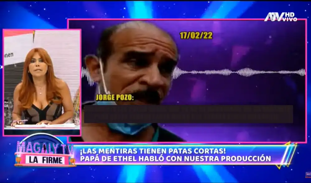 Magaly Medina revela audios de Jorge Pozo, expareja de Gisela Valcárcel. Foto: ATV