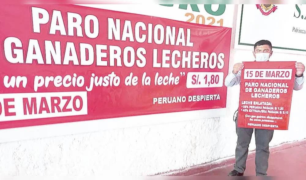 Medida. Ganaderos lecheros saldrán a la calle a protestar por bajos precios en la leche. Foto: La República Medida. Ganaderos lecheros saldrán a la calle a protestar por bajos precios en la leche. Foto: La República