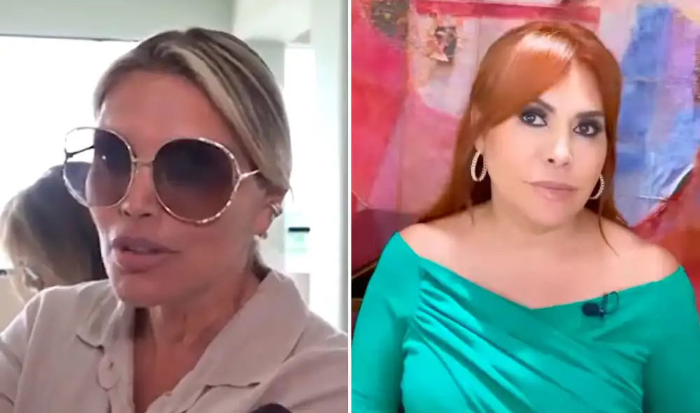 Jessica Newton aseguró que no se ha visto afectada tras las criticas a su familia. Foto: composición Magaly Medina/Instagram, captura Willax TV.