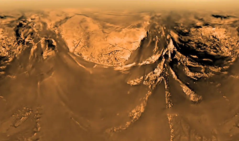 Según los astrónomos, Titán posee condiciones similares a la Tierra en sus primeros años de vida. Foto: ESA / NASA / JPL / University of Arizona