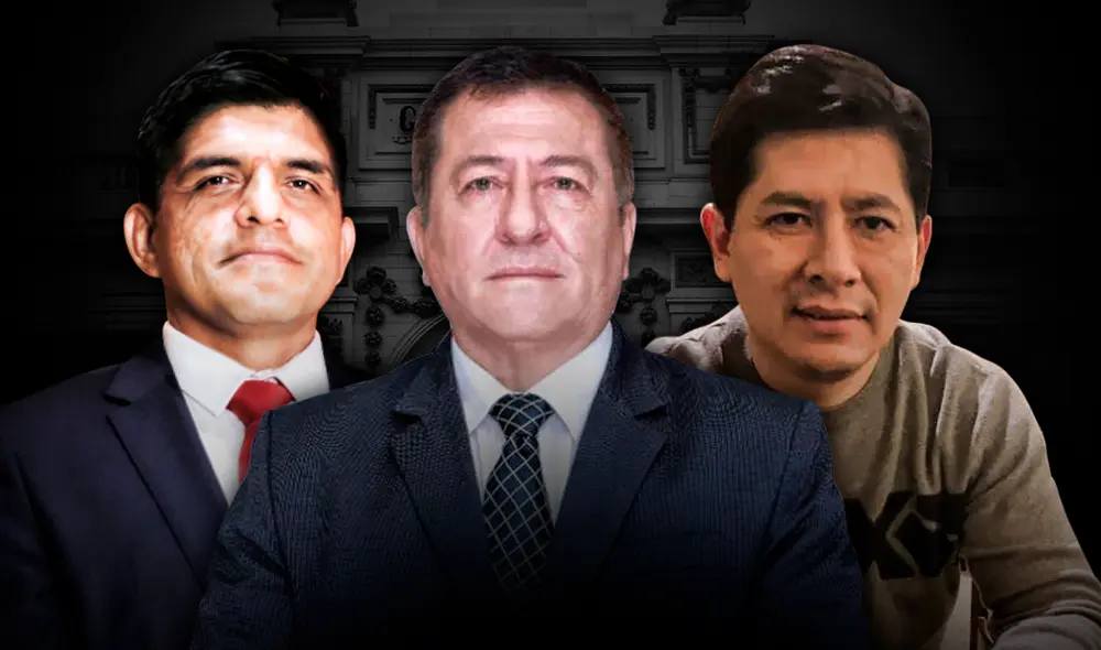 Juan Carrasco, Hugo Chávez Arévalo y Zamir Villaverde serán interrogados en la Comisión de Fiscalización del Congreso por caso Sarratea. Foto: composición de Gerson Cardoso/La República Juan Carrasco, Hugo Chávez Arévalo y Zamir Villaverde serán interrogados en la Comisión de Fiscalización del Congreso por caso Sarratea. Foto: composición de Gerson Cardoso/La República