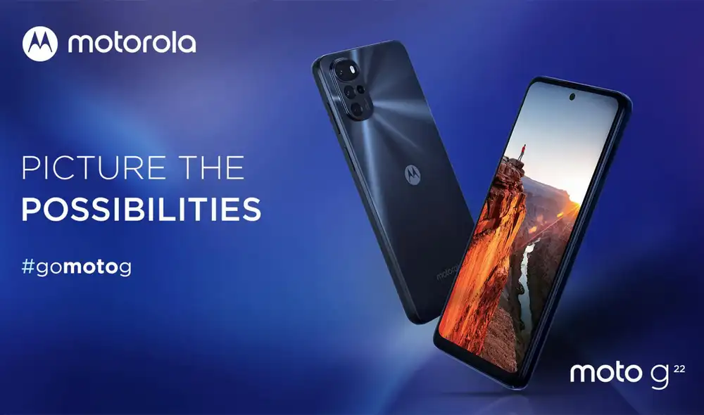 El innovador teléfono inteligente cuenta con una pantalla LCD de 6,5 pulgadas HD+, además de un panel aspect ratio de 20:9. Foto: Motorola
