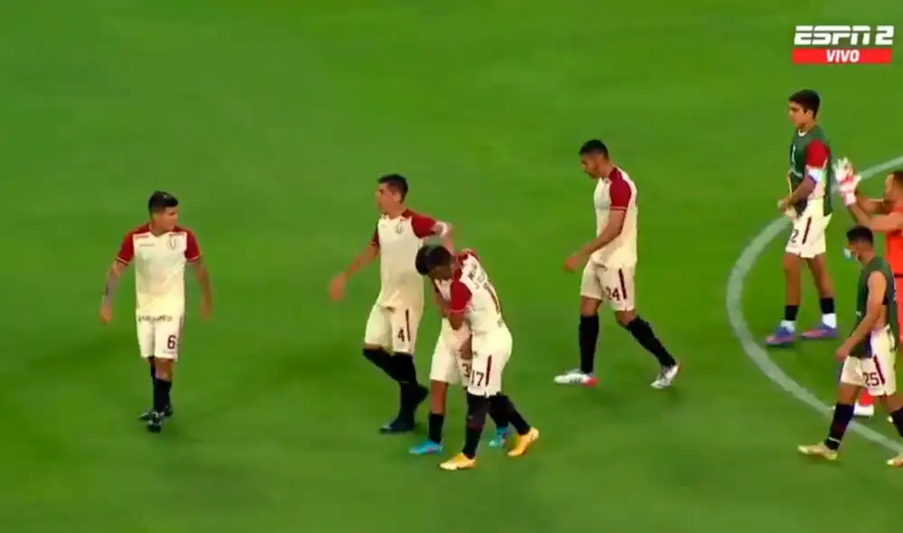 Piero Quispe debutó con la U en 2021. Foto: Captura ESPN