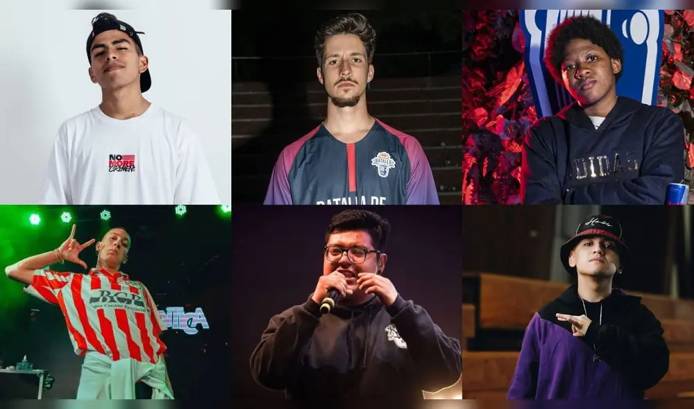 Litzen, Jesús LC, Marithea, Jaff, Fat Tony y Racso, líderes del ascenso a FMS. Foto: composición La República