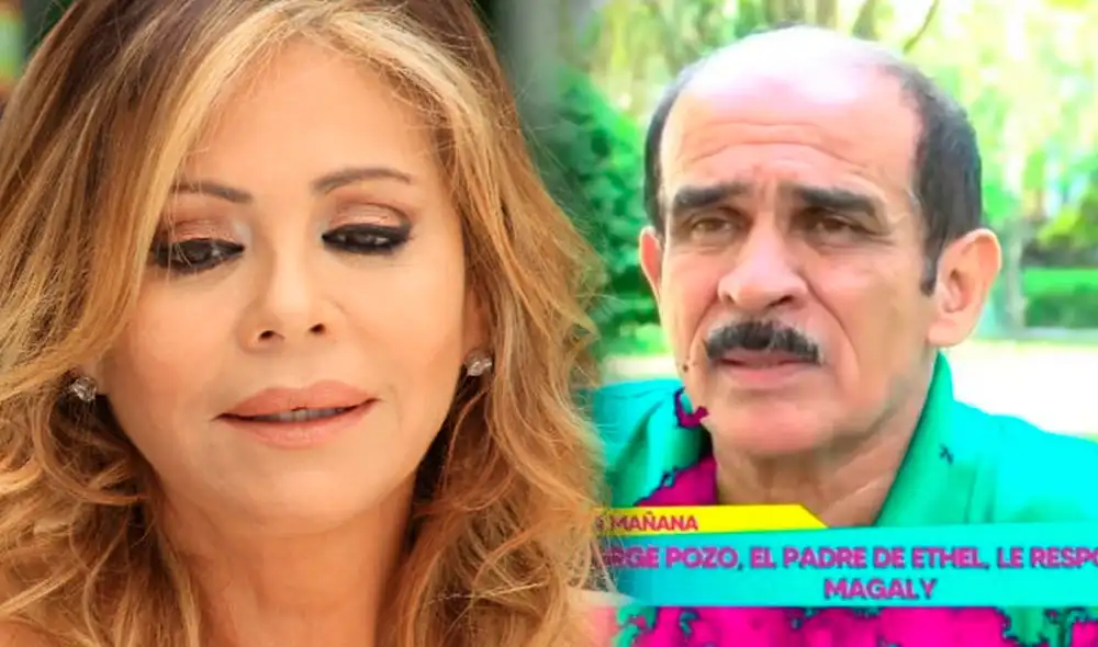 Gisela Valcárcel se pronunció tras la difusión del reportaje del padre de su hija. Foto: captura/Willax/América TV