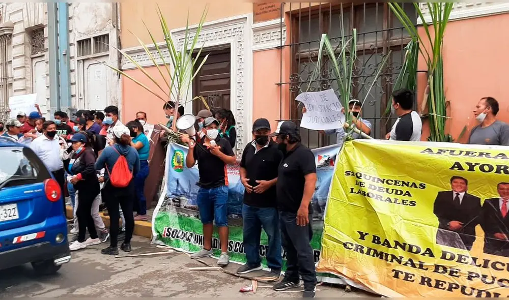 Buscan la restructuración de la empresa y el pago de salarios atrasados. Foto: Carlos Vásquez