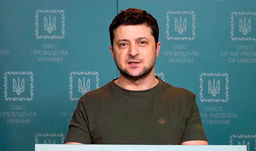 El presidente ucraniano Volodimir Zelenski también se declaró dispuesto a hablar directamente con su homólogo ruso, Vladimir Putin. Foto: AFP